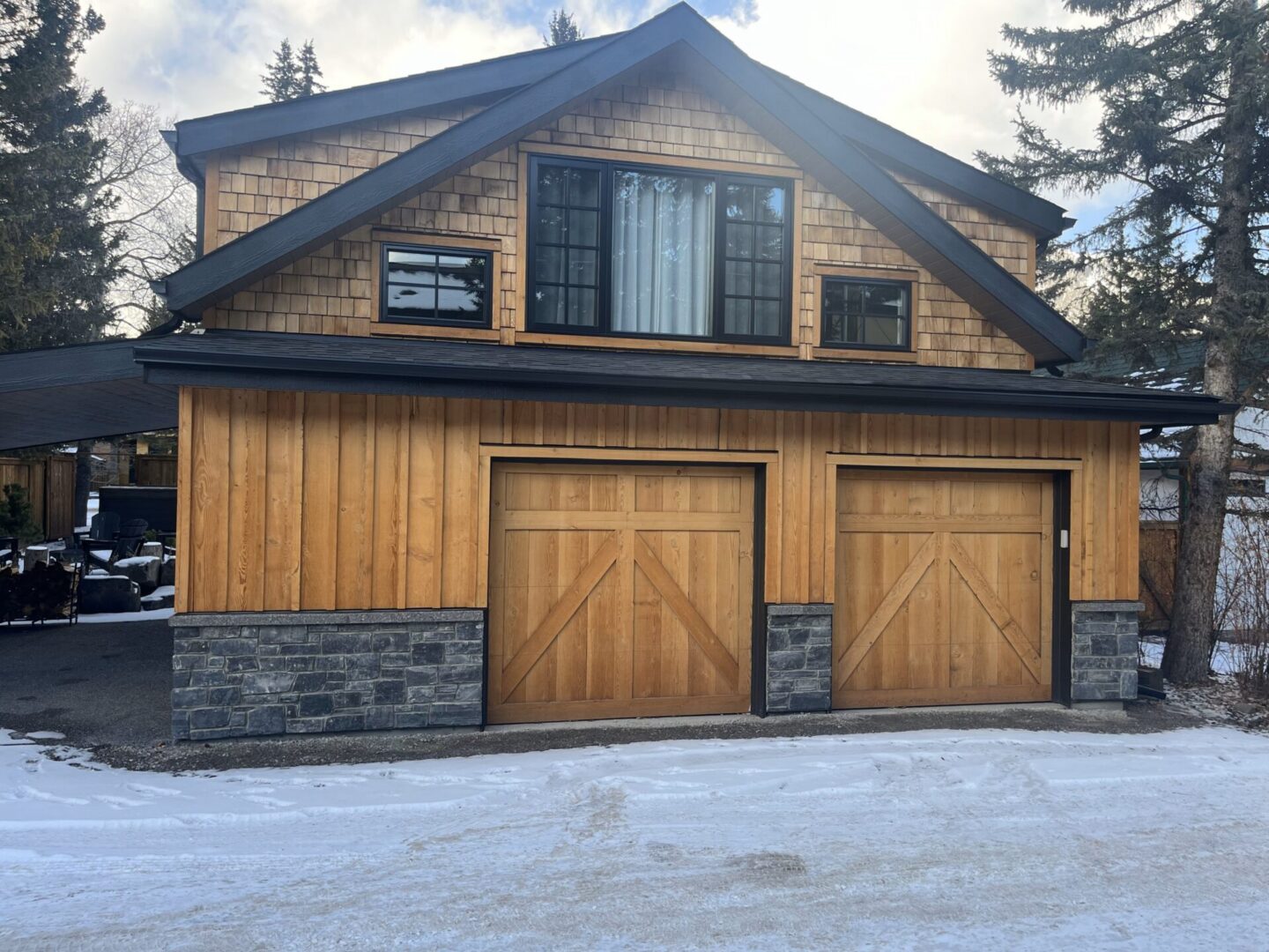 Clear Cedar Doors